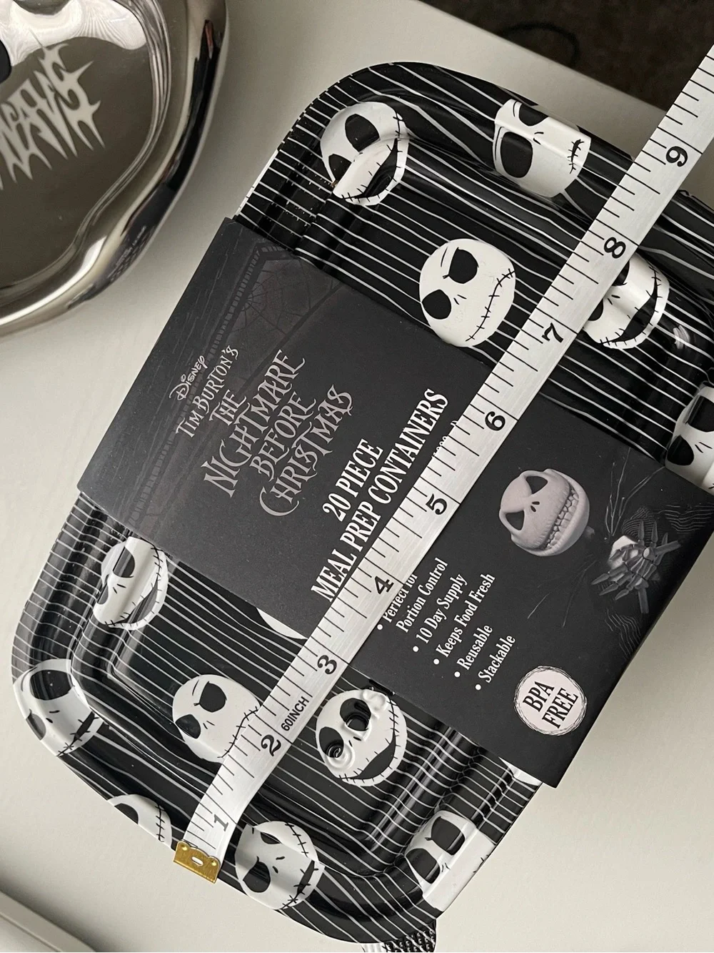 NEW Nightmare Before Christmas Jack Skelington Food storage Meal Prep Containers